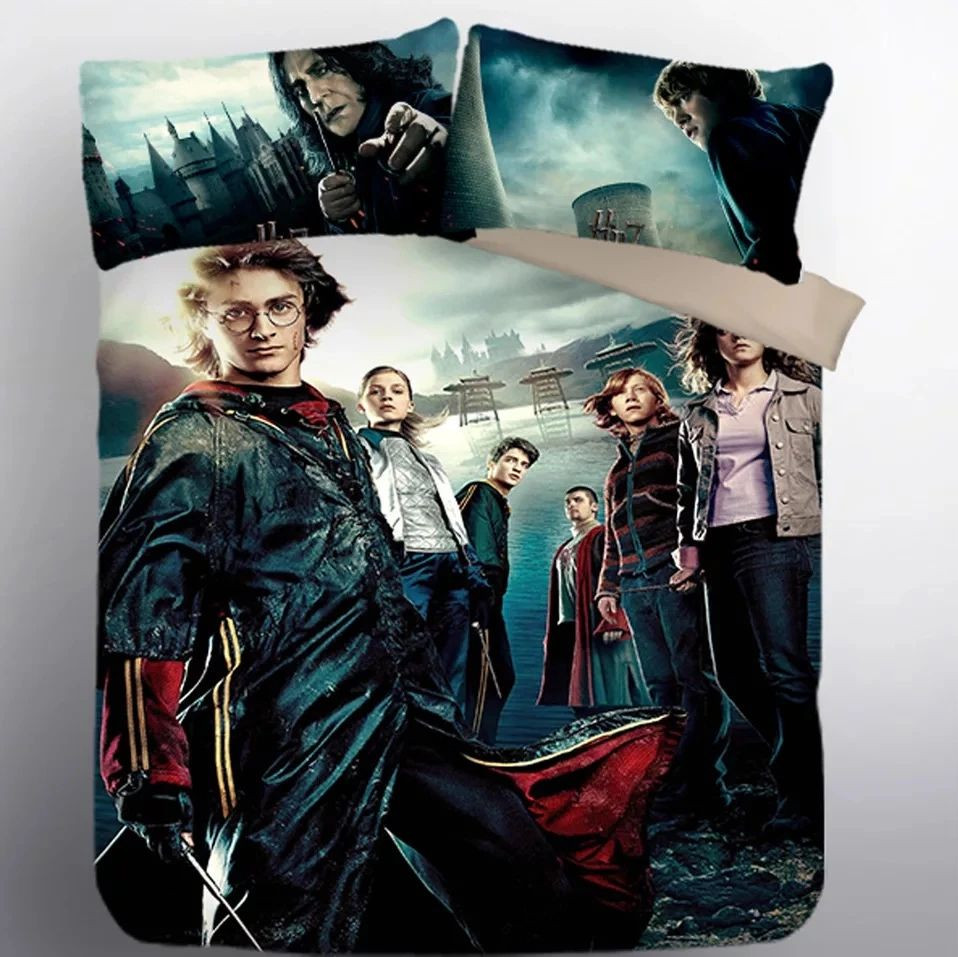 Harry Potter Hogwarts 9 Duvet Cover Set - Bedding Set