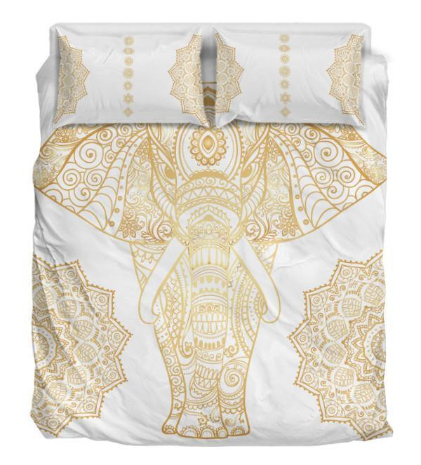 Elephant Mandala Duver Duvet Cover Set - Bedding Set