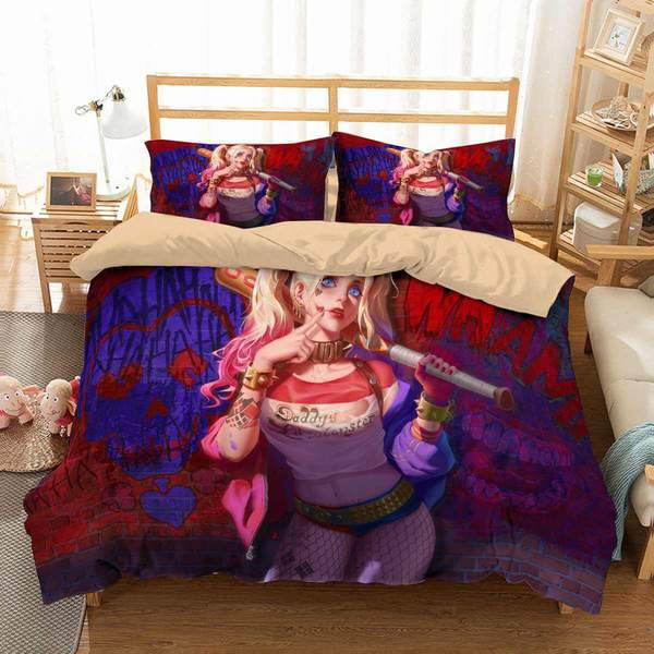 Harley Quinn 10 Duvet Cover Set - Bedding Set