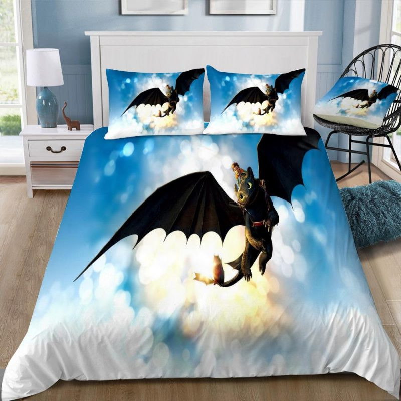 How To Train Your Dragon 3 The Hiden World 18 Duvet Cover Set - Bedding Set