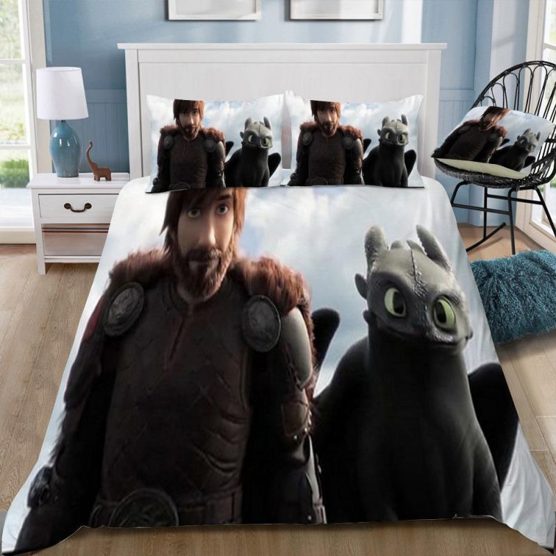 How To Train Your Dragon 3 The Hiden World 11 Duvet Cover Set - Bedding Set