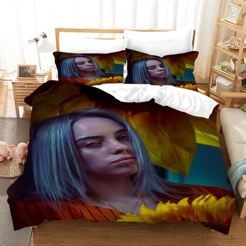 Billie Eilish 44 Duvet Cover Set - Bedding Set