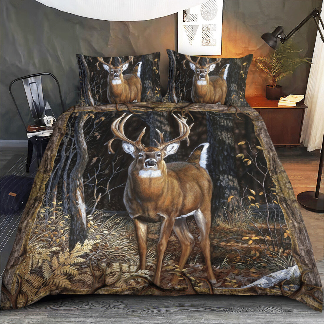 Deer Hunting 03 Duvet Cover Set - Bedding Set