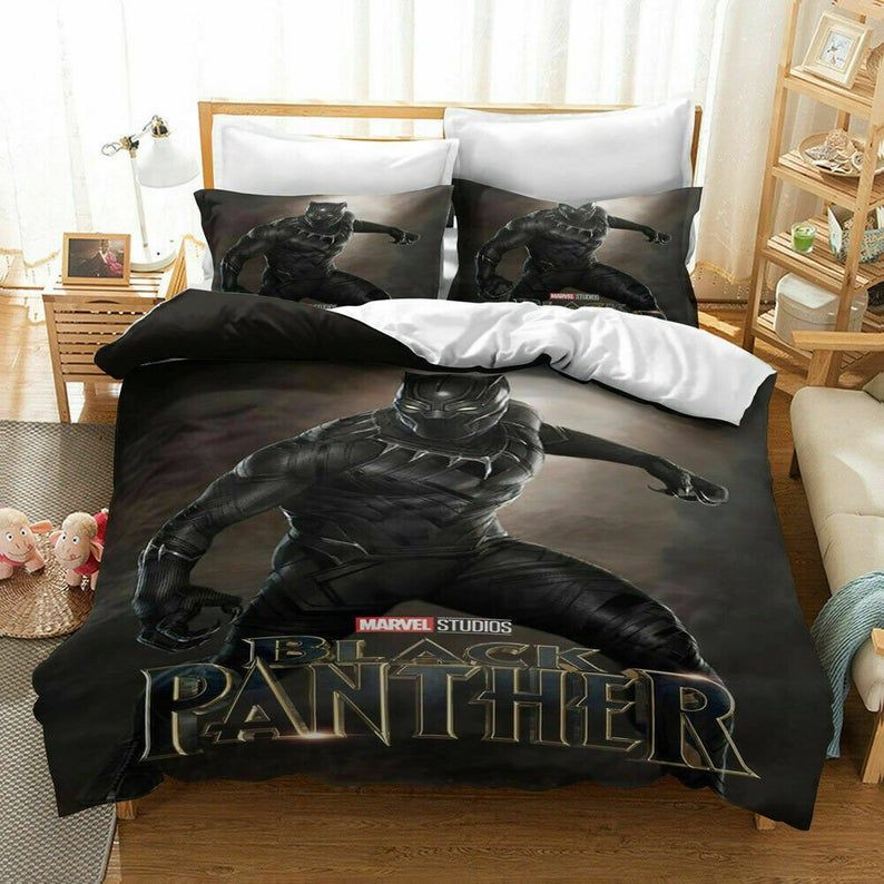 Black Panther 28 Duvet Cover Set - Bedding Set