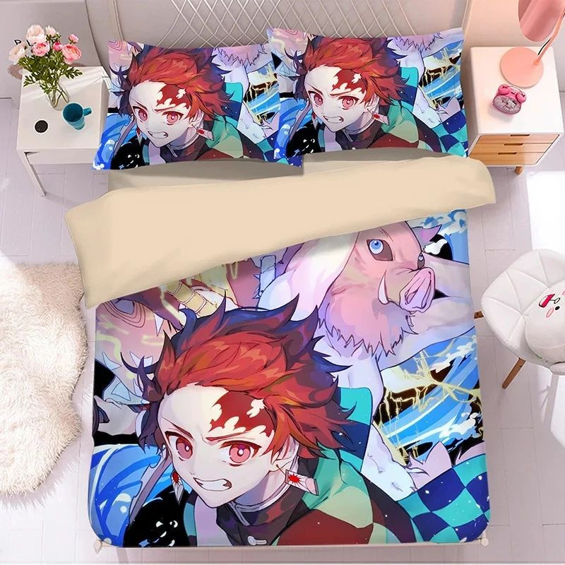 Demon Slayer Kimetsu No Yaiba 16 Duvet Cover Set - Bedding Set