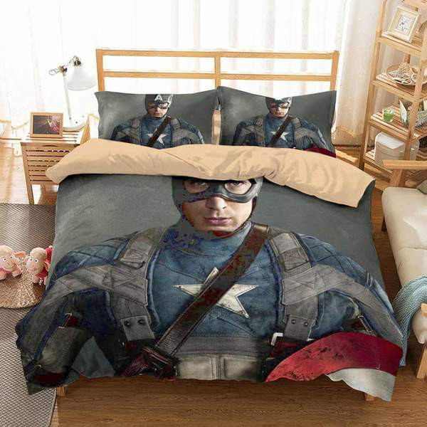 Captain America 476 Duvet Cover Set - Bedding Set