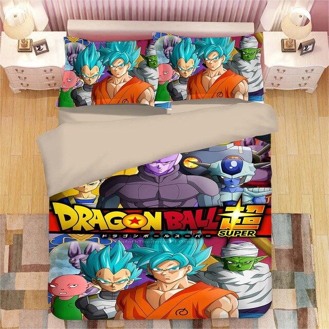 Dragon Ball Son Goku Vegeta 01 Duvet Cover Set - Bedding Set