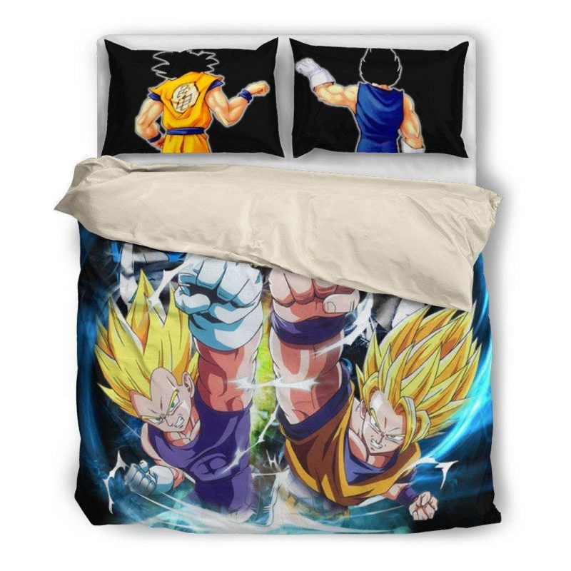 Dragon Ball Goku Vegeta 02 Duvet Cover Set - Bedding Set