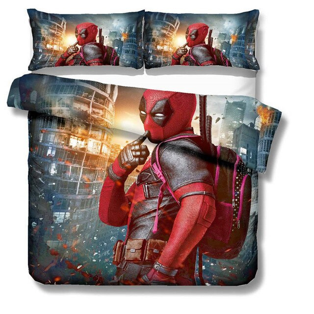 Marvel Deadpool 16 Duvet Cover Set - Bedding Set