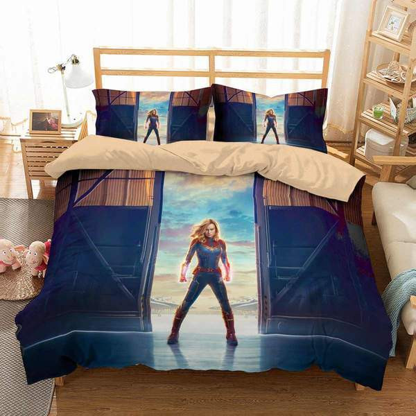 Captain Marvel 06 Duvet Cover Set - Bedding Set