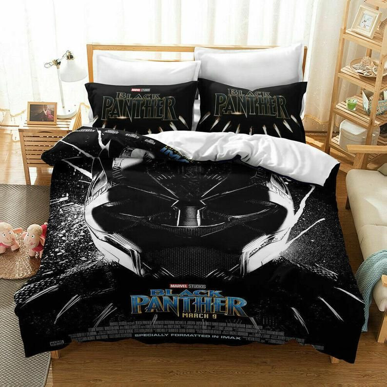 Black Panther 16 Duvet Cover Set - Bedding Set