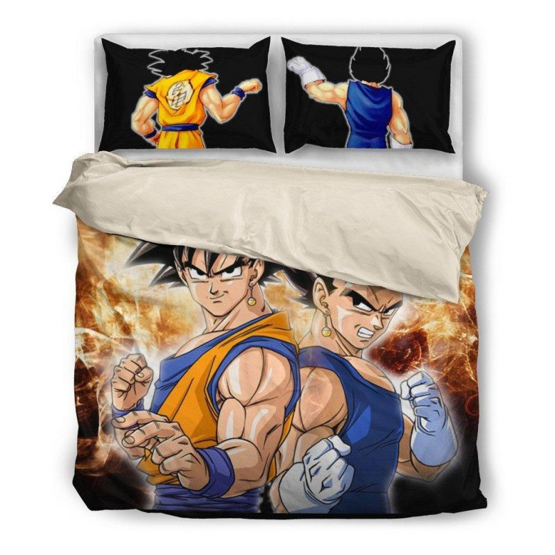 Dragon Ball Goku Vegeta 01 Duvet Cover Set - Bedding Set