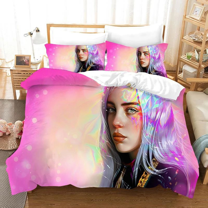 Billie Eilish 47 Duvet Cover Set - Bedding Set