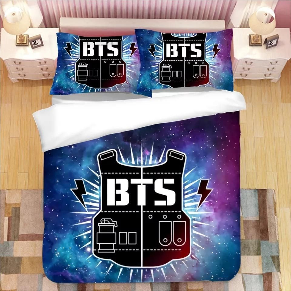Kpop BTS Bangtan Boys Army 9 Duvet Cover Set - Bedding Set