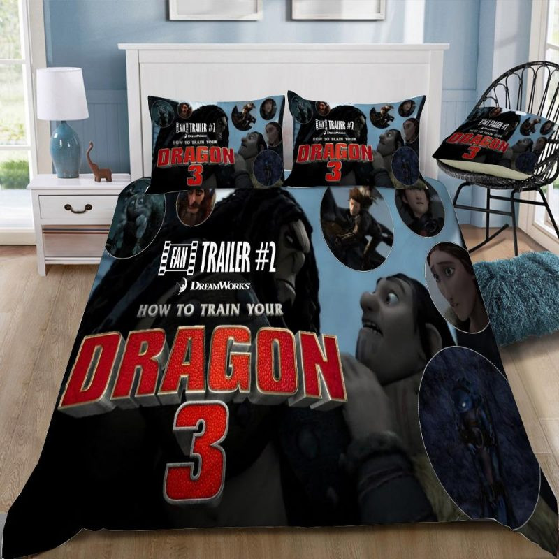 How to Train Your Dragon 75 Duvet Cover Set - Bedding Set
