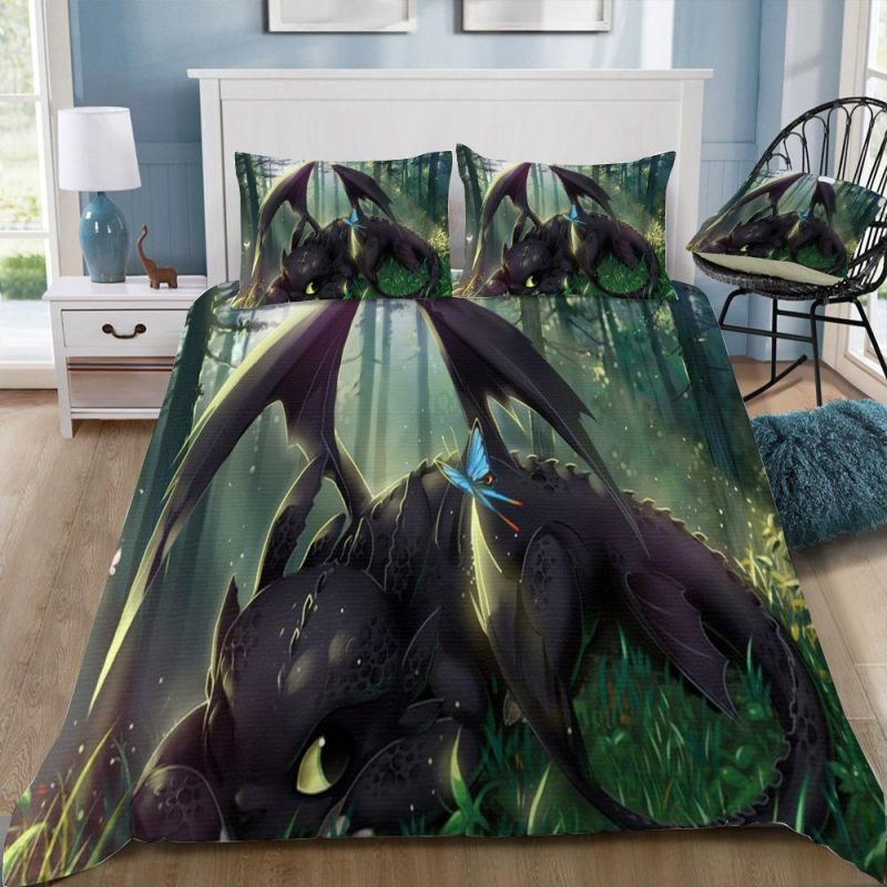 Dragon Night 01 Duvet Cover Set - Bedding Set