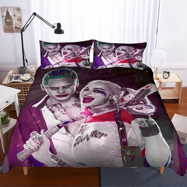 Harley Quinn Joker Suicide Squad 228 Duvet Cover Set - Bedding Set