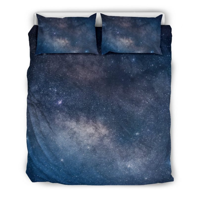 Dark Nebula Universe Galaxy Space Duvet Cover Set - Bedding Set