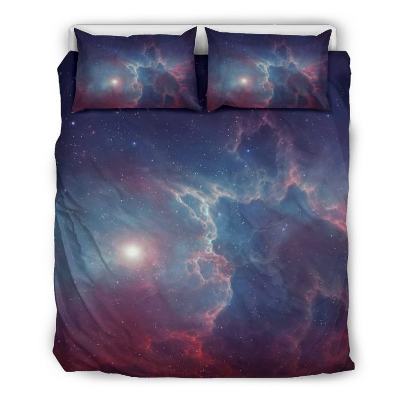 Dark Universe Galaxy Deep Space Duvet Cover Set - Bedding Set