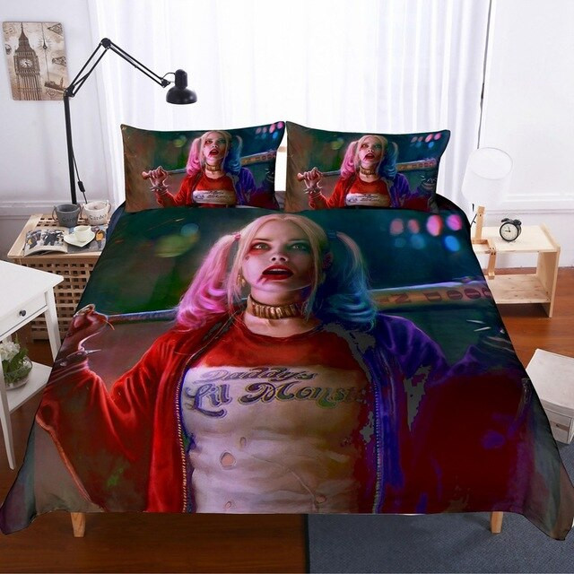 Harley Quinn Joker Suicide Squad 225 Duvet Cover Set - Bedding Set