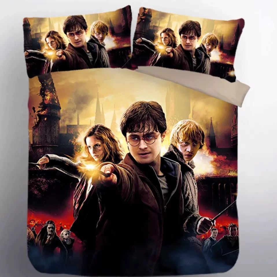 Harry Potter Hogwarts 3 Duvet Cover Set - Bedding Set