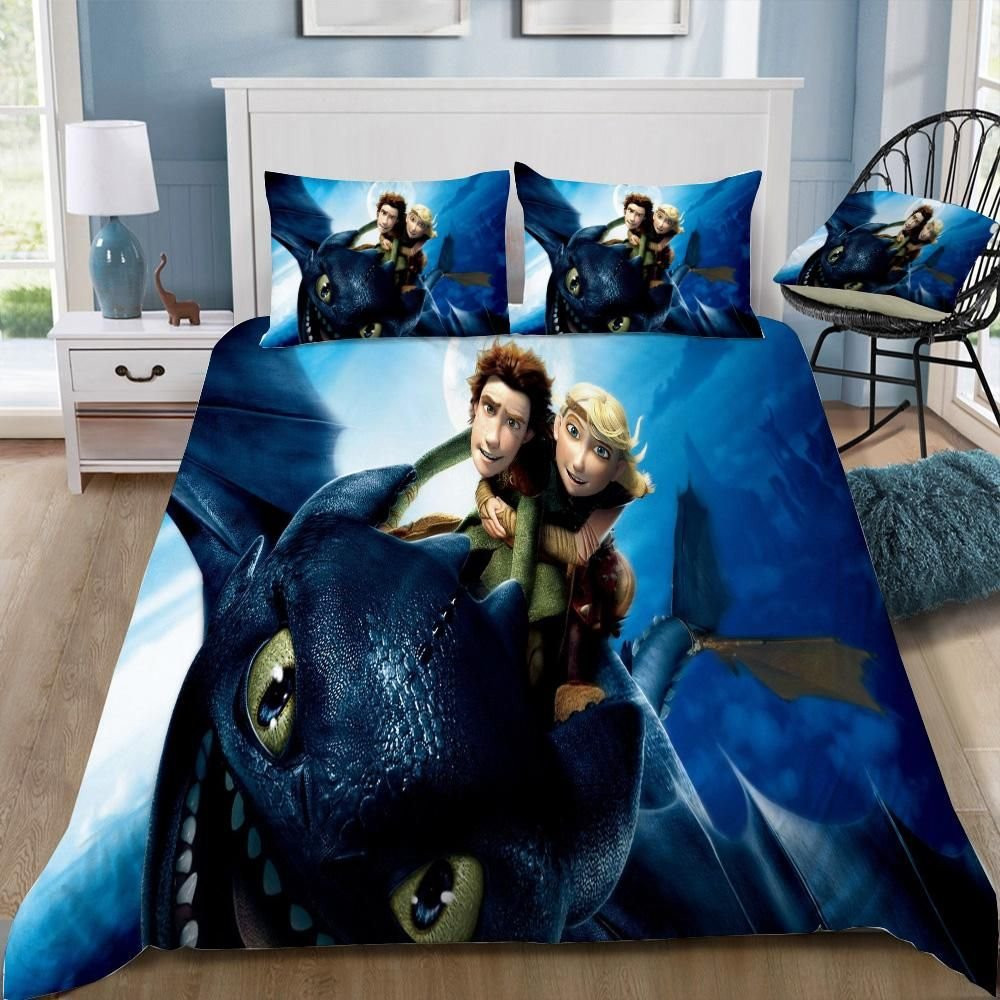 3d Customize How To Train Your Dragon 1 Duvet Cover Set - Bedding Set