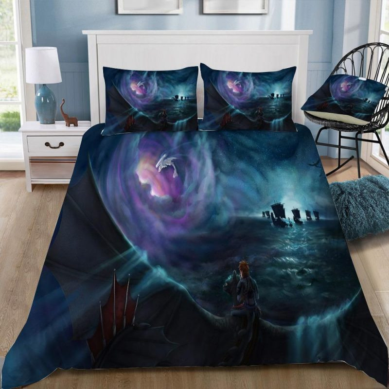 How To Train Your Dragon 3 The Hiden World 7 Duvet Cover Set - Bedding Set