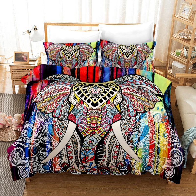 Elephant Bohemia Style 6 Duvet Cover Set - Bedding Set