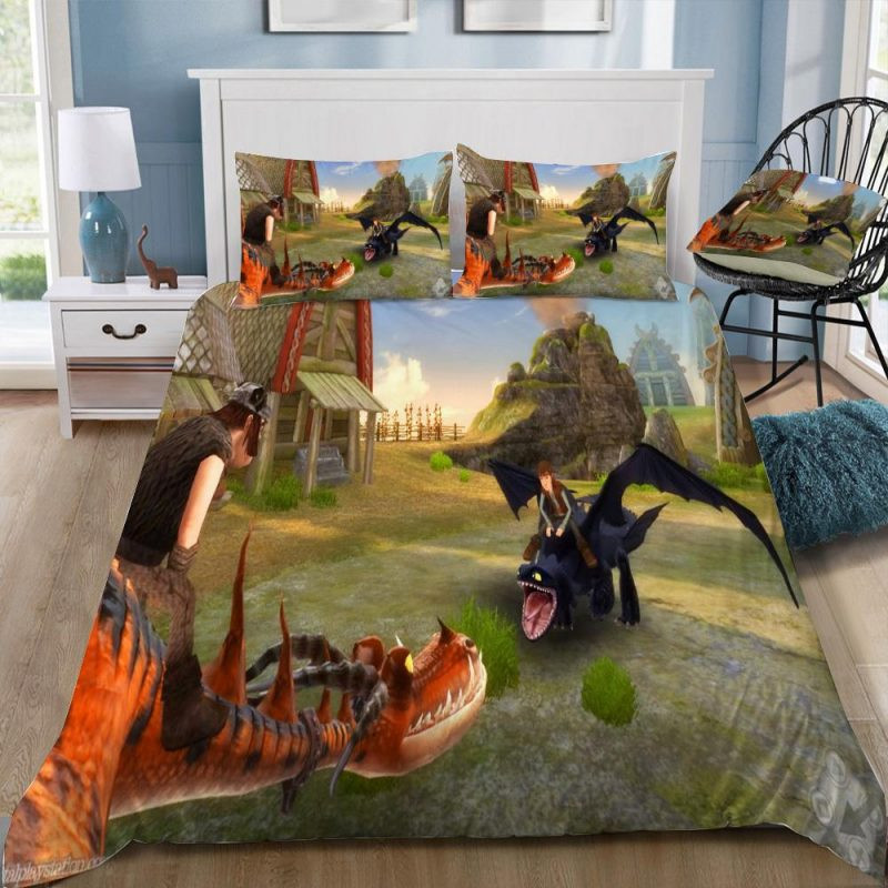 How to Train Your Dragon 10 Duvet Cover Set - Bedding Set