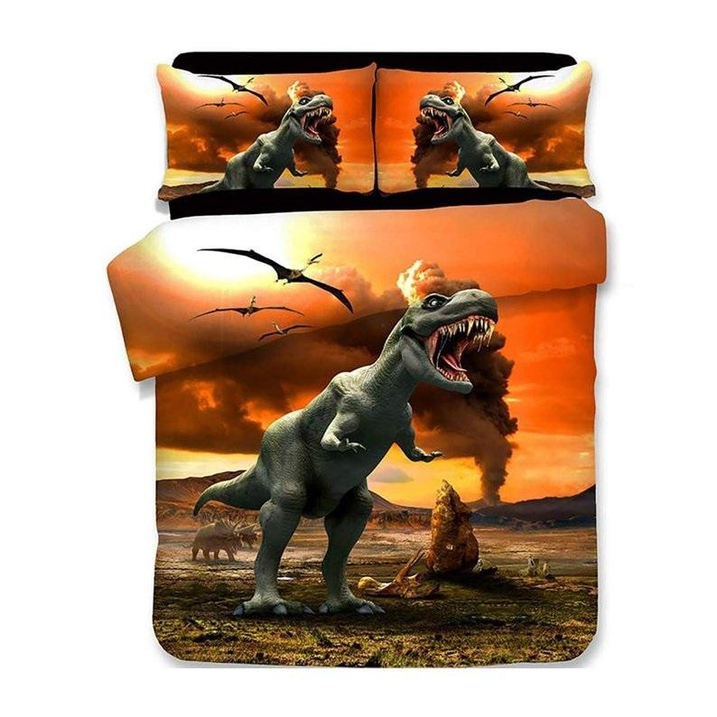 Dinosaurs 4 Duvet Cover Set - Bedding Set