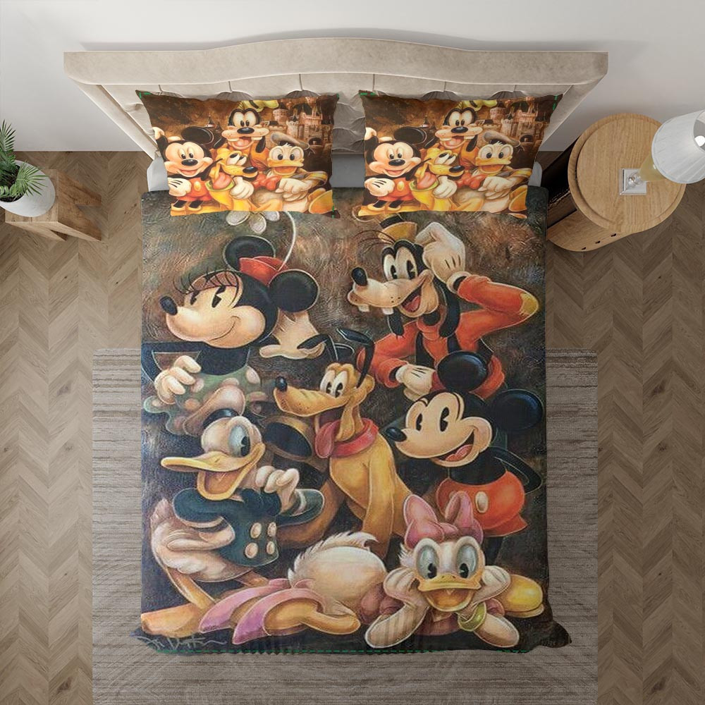 Mickey Mouse And Friends Disney Duvet Cover Set - Bedding Set
