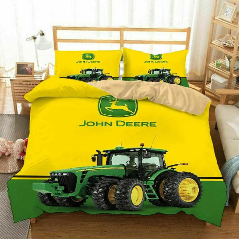 John Deere Agriculture Tractor 07 Duvet Cover Set - Bedding Set