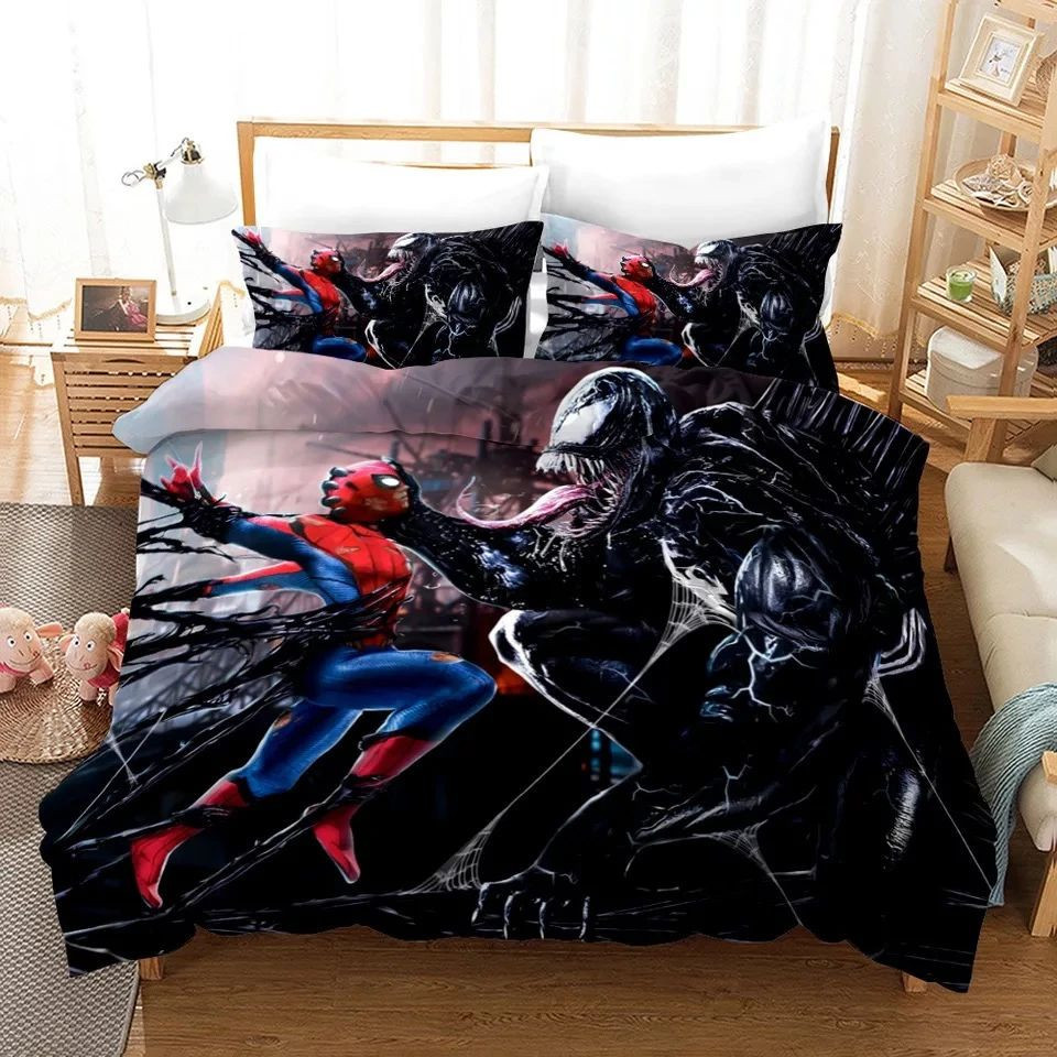 Venom Spiderman 3 Duvet Cover Set - Bedding Set