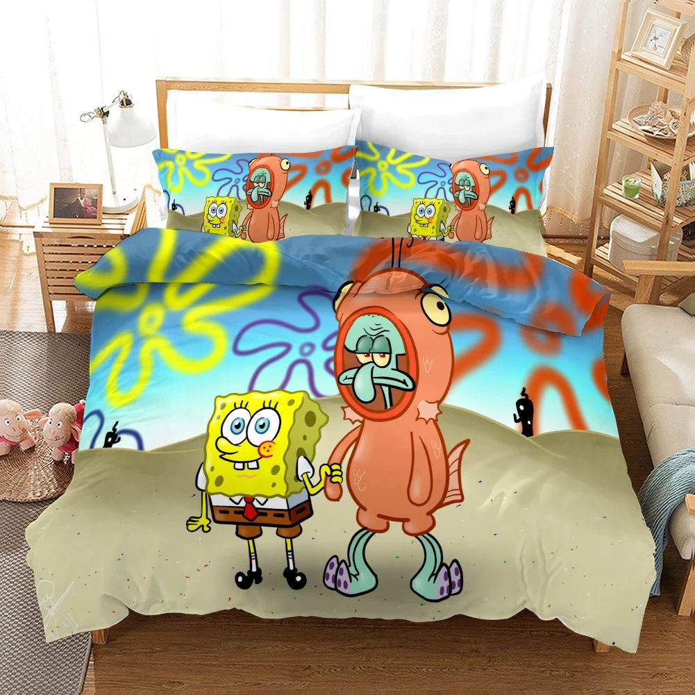 Spongebob Squarepants 48 Duvet Cover Set - Bedding Set