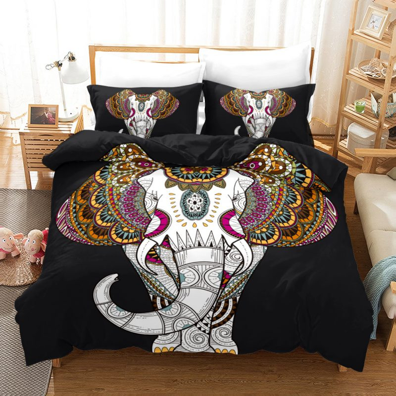 Elephant Bohemia Style 2 Duvet Cover Set - Bedding Set
