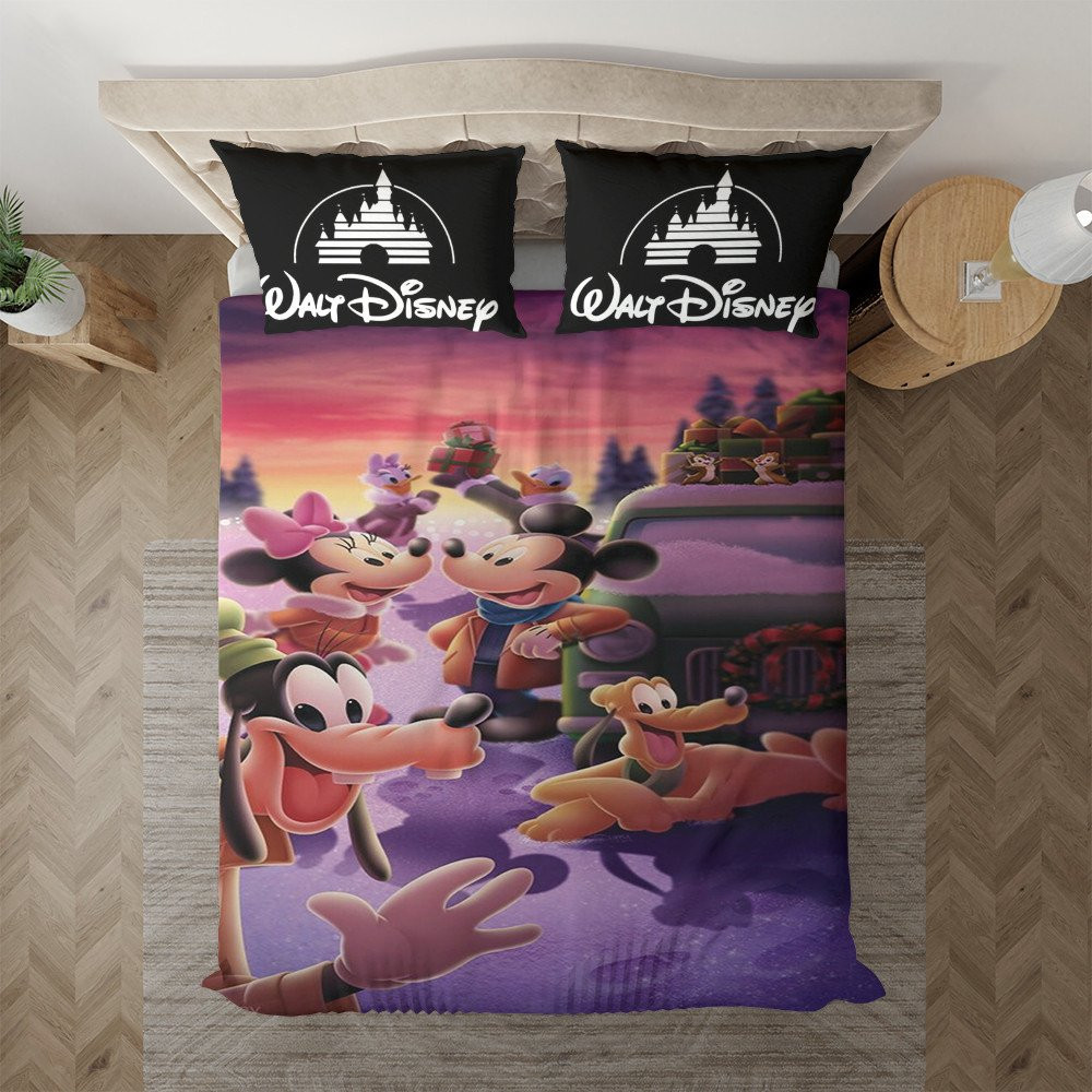 Disney Mickey Mouse And Friends 2 Duvet Cover Set - Bedding Set
