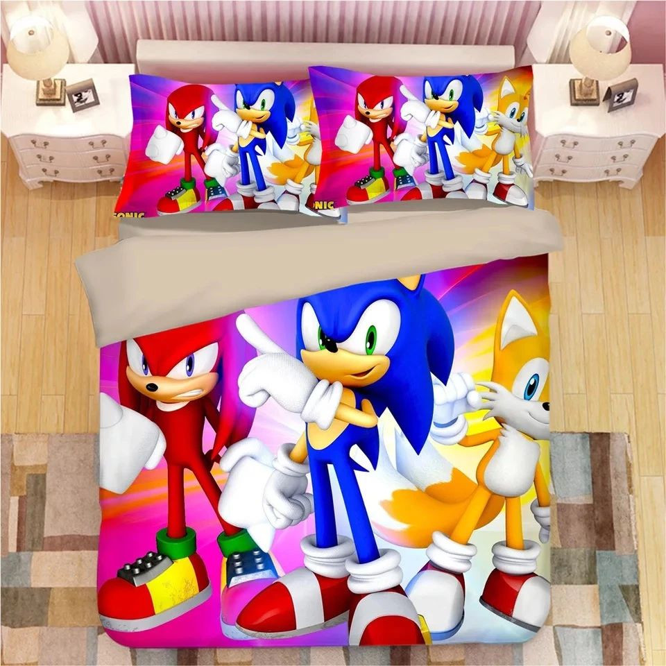 Sonic The Hedgehog 24 Duvet Cover Set - Bedding Set