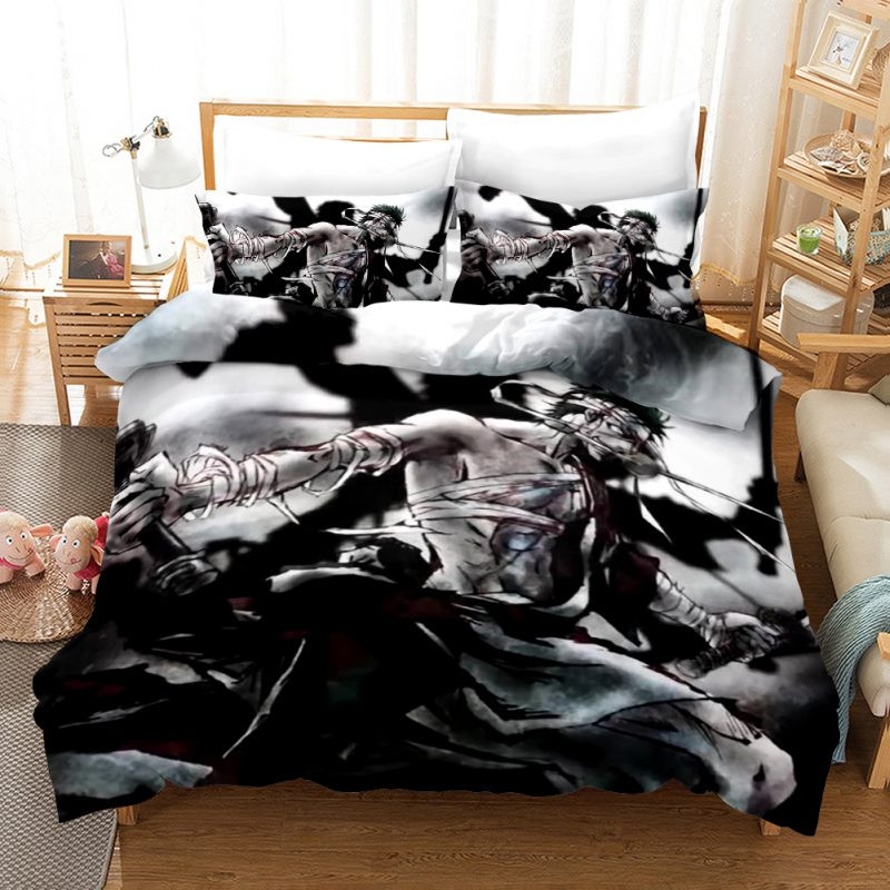 One Piece 10 Zoro Comic Duvet Cover Set - Bedding Set