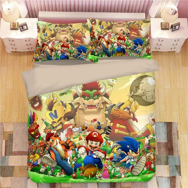Sonic The Hedgehog 33 Duvet Cover Set - Bedding Set