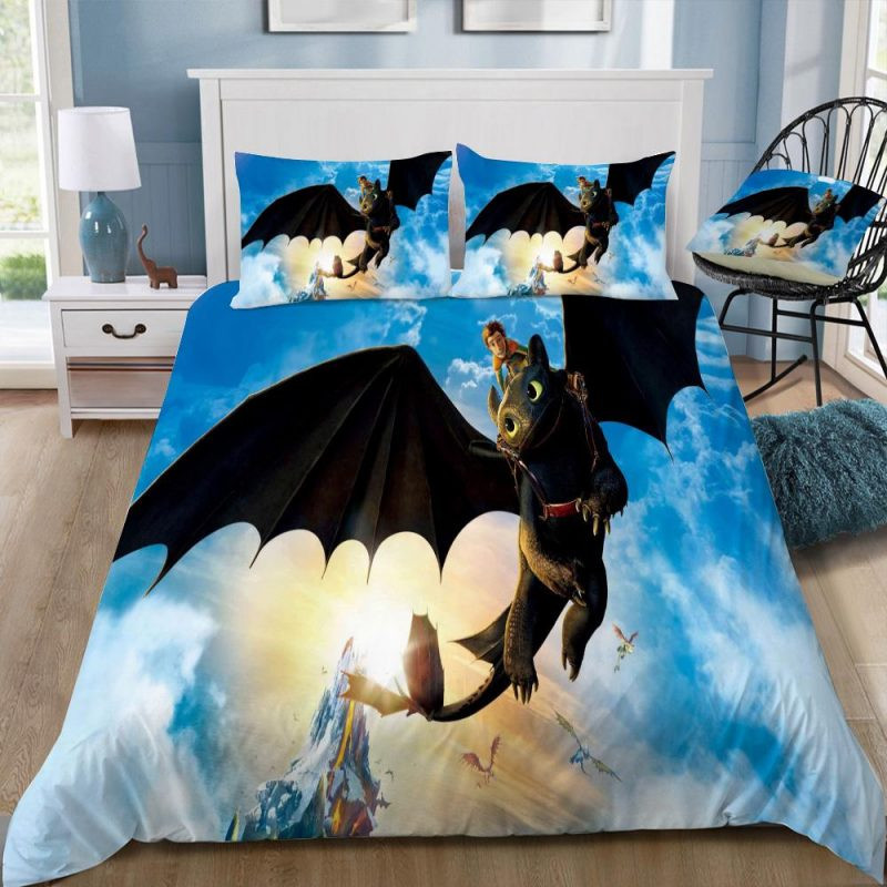 How to Train Your Dragon 64 Duvet Cover Set - Bedding Set