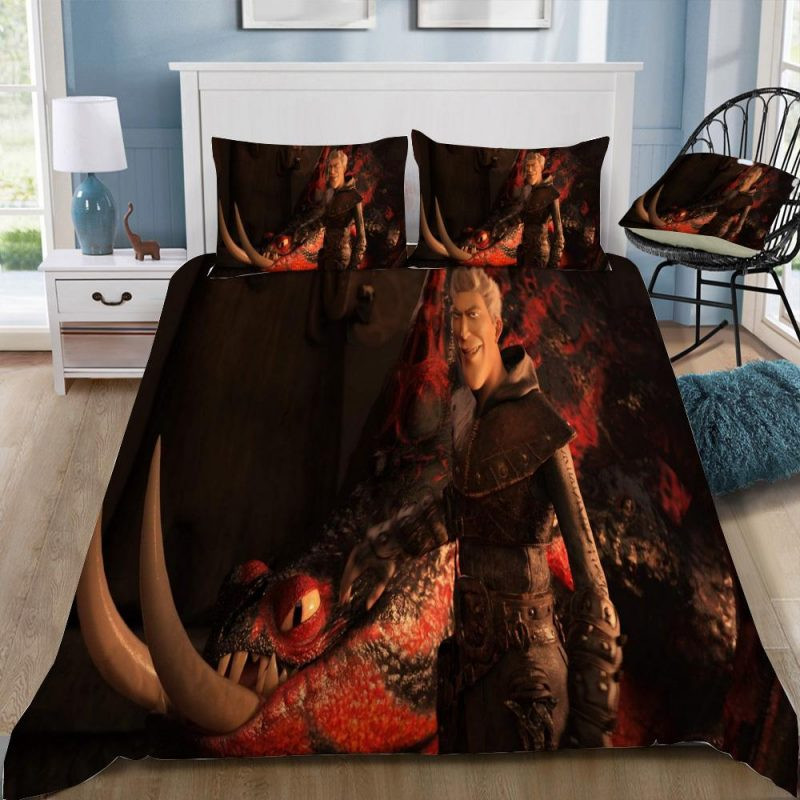 How To Train Your Dragon 3 The Hiden World 12 Duvet Cover Set - Bedding Set