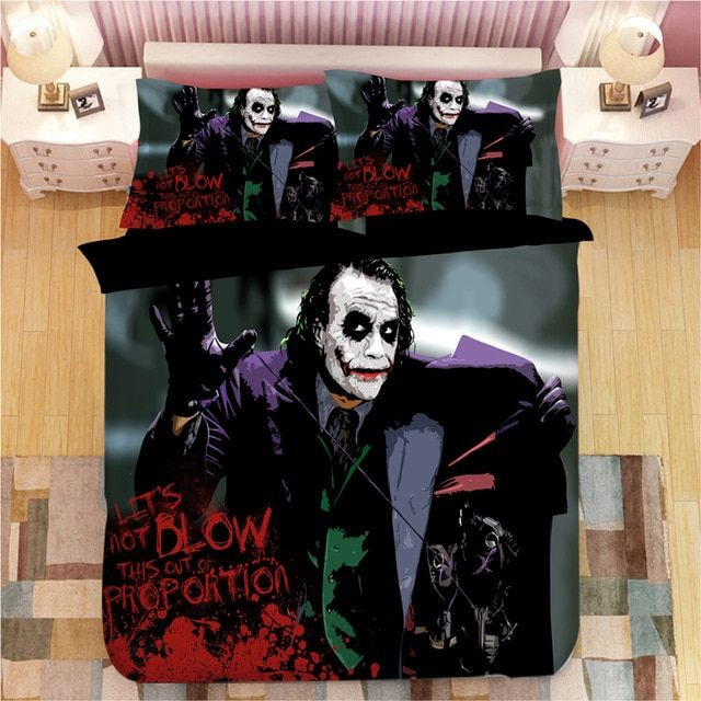 The Dark Knight Joker 02 Duvet Cover Set - Bedding Set