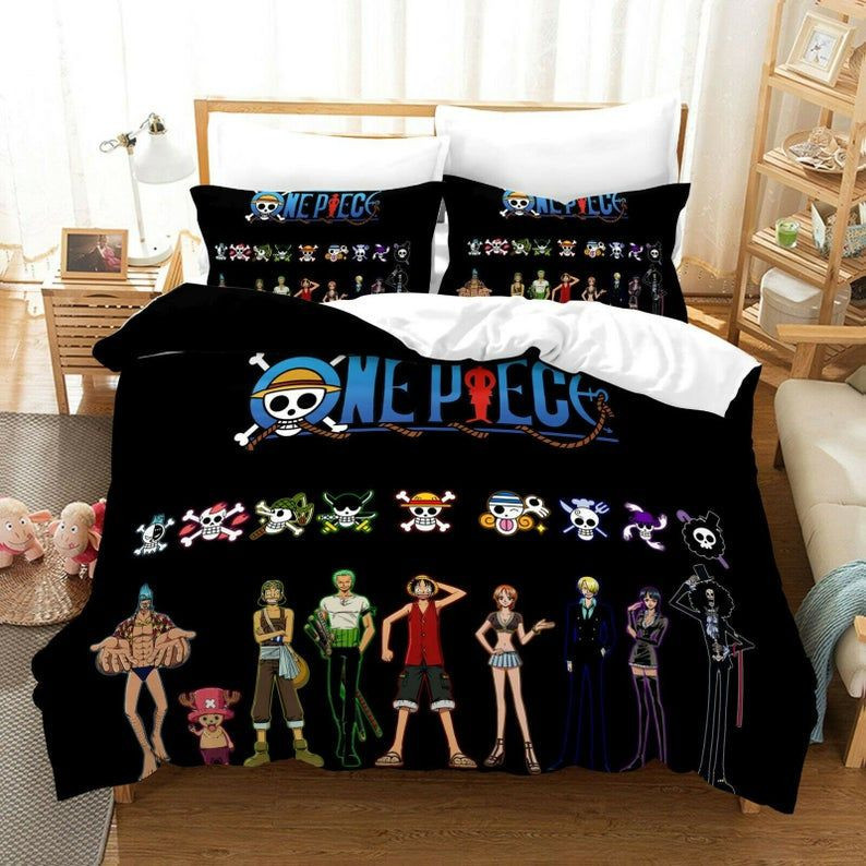 One Piece 33 All Characters Duvet Cover Set - Bedding Set