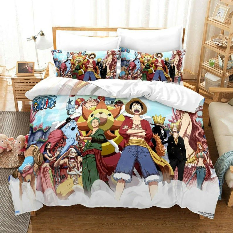 One Piece 9 All Characters Duvet Cover Set - Bedding Set