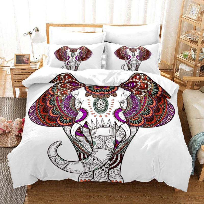 Elephant Bohemia Style 4 Duvet Cover Set - Bedding Set