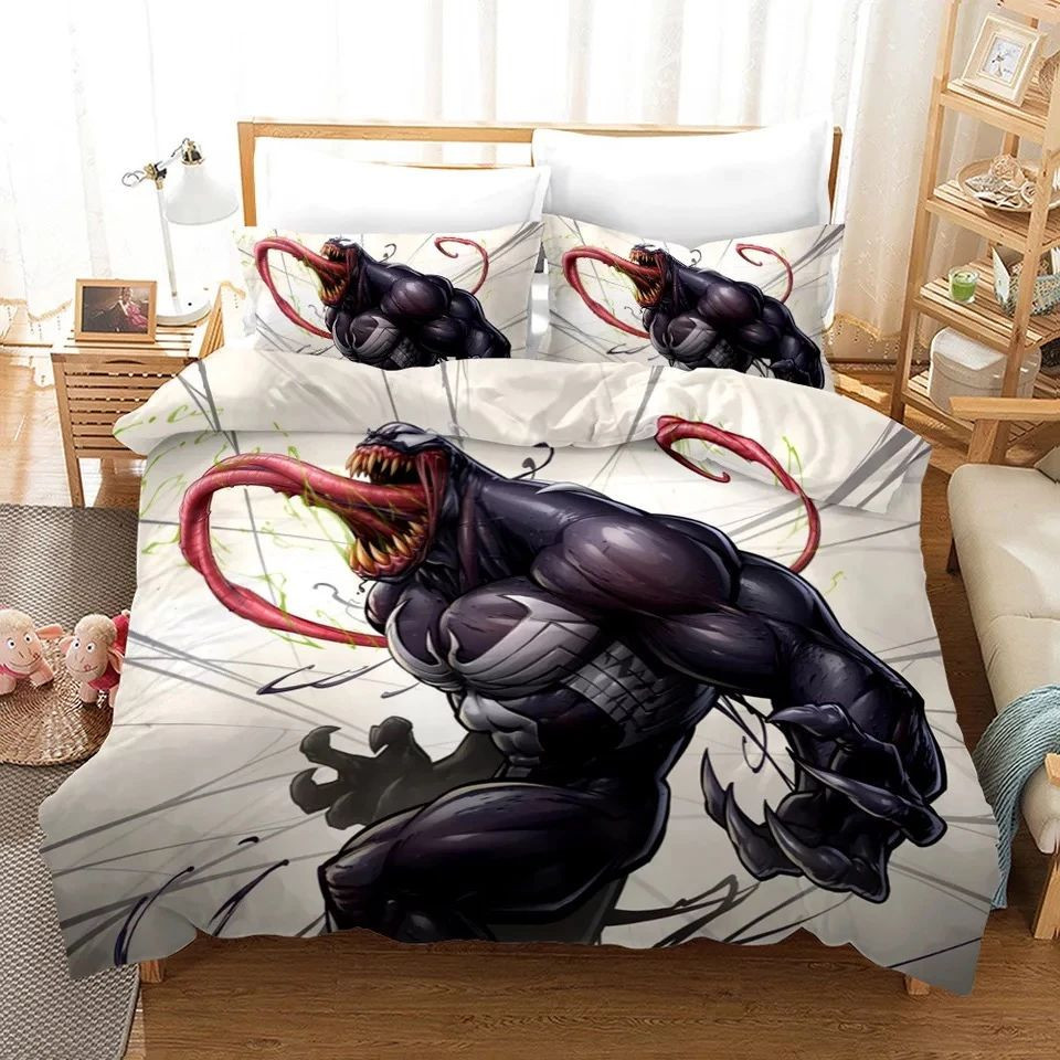 Venom Spiderman 2 Duvet Cover Set - Bedding Set