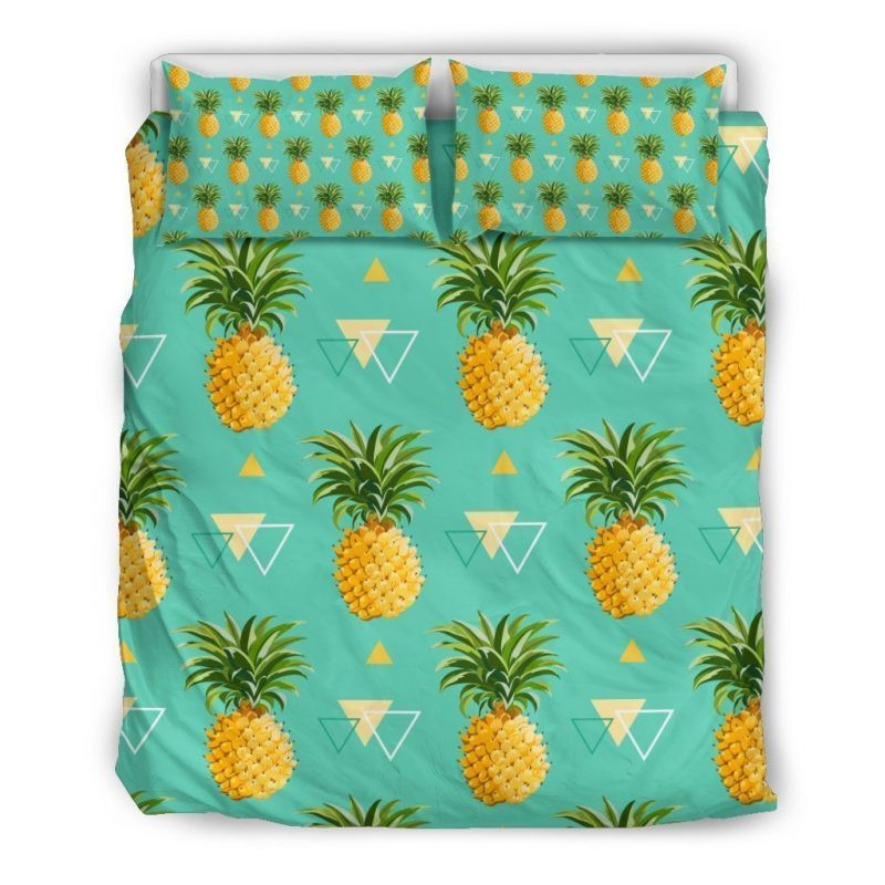 Geometric Pineapple Duvet Cover Set - Bedding Set