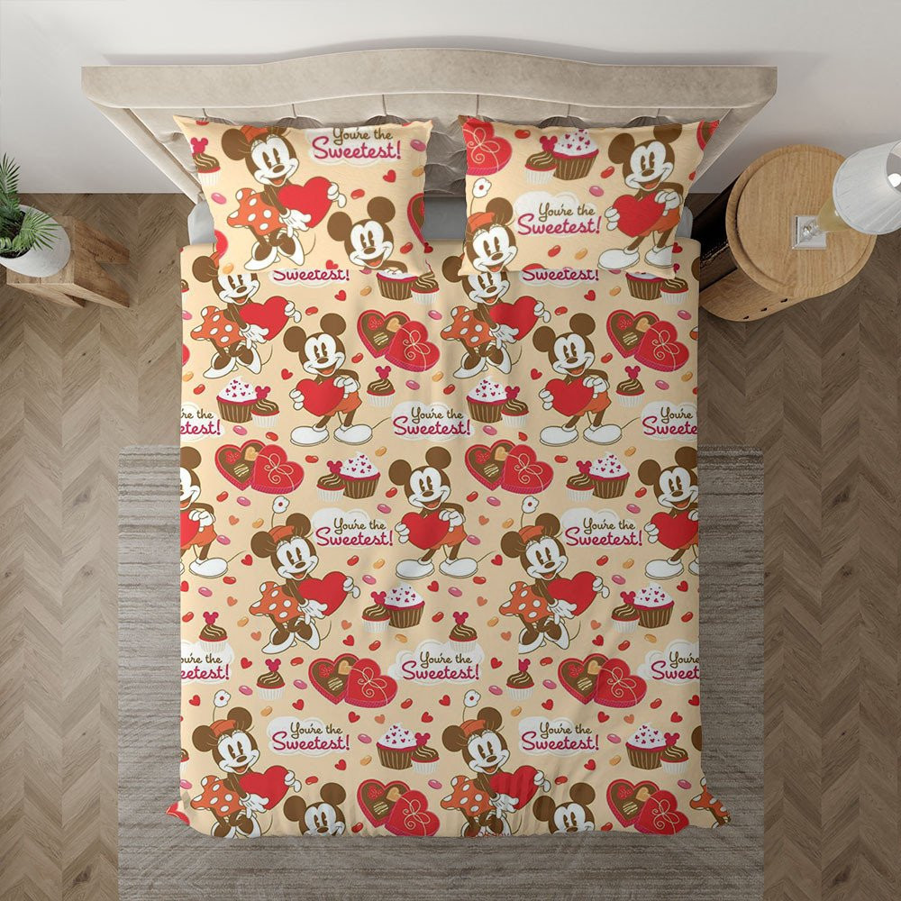Mickey and Minnie Minnie and Mickey Duvet Cover Set - Bedding Set