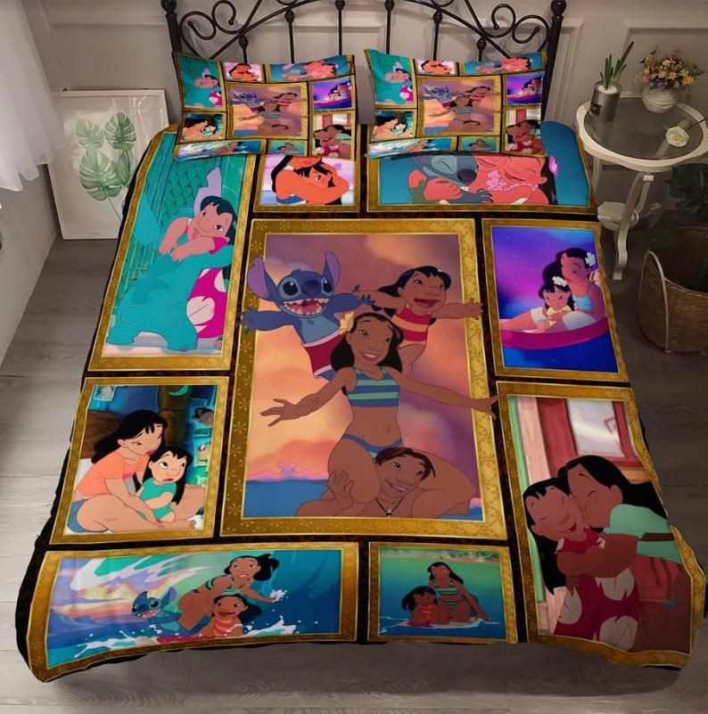 Disney Lilo Stitch Duvet Cover Set - Bedding Set