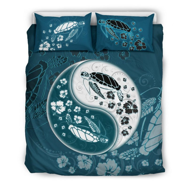 Turtle YinYang Style Duvet Cover Set - Bedding Set